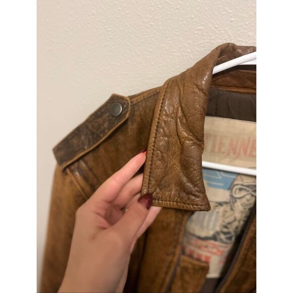 Vintage Etienne Premier size 42 Geniune Learher bomber jacket - Picture 2 of 11